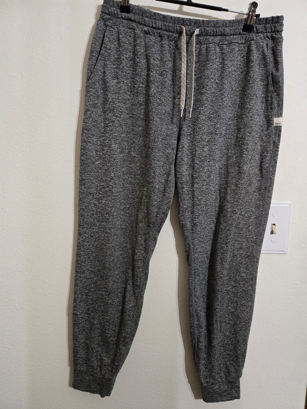 Vuori Charcoal Heather Drawstring Joggers